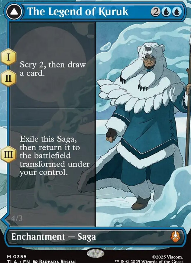 The Legend of Kuruk // Avatar Kuruk [ #0355 Borderless ] (TLA-M)