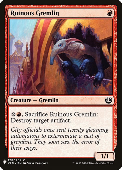 Ruinous Gremlin [Mystery Booster #1045] (KLD-C)