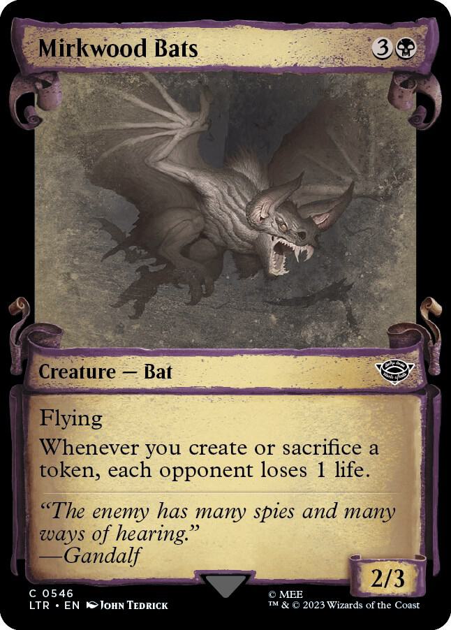 Mirkwood Bats [#0546 Showcase Scrolls] (LTR-C-FOIL)