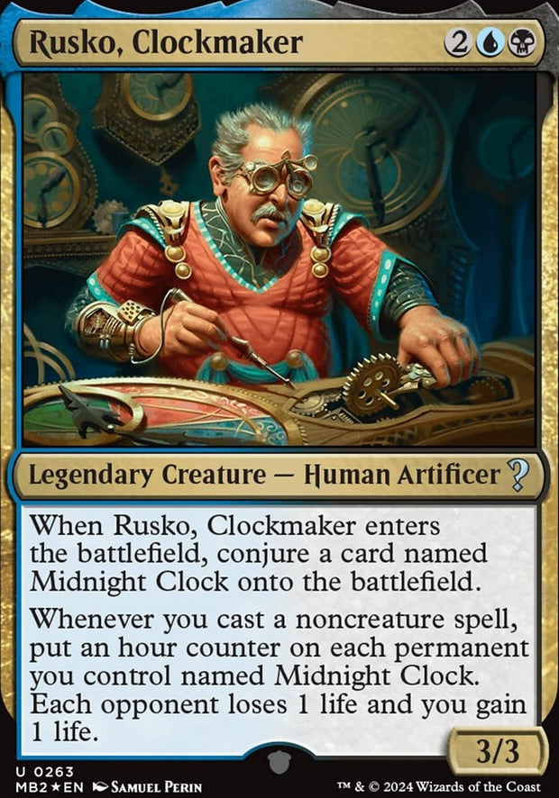 Rusko, Clockmaker [