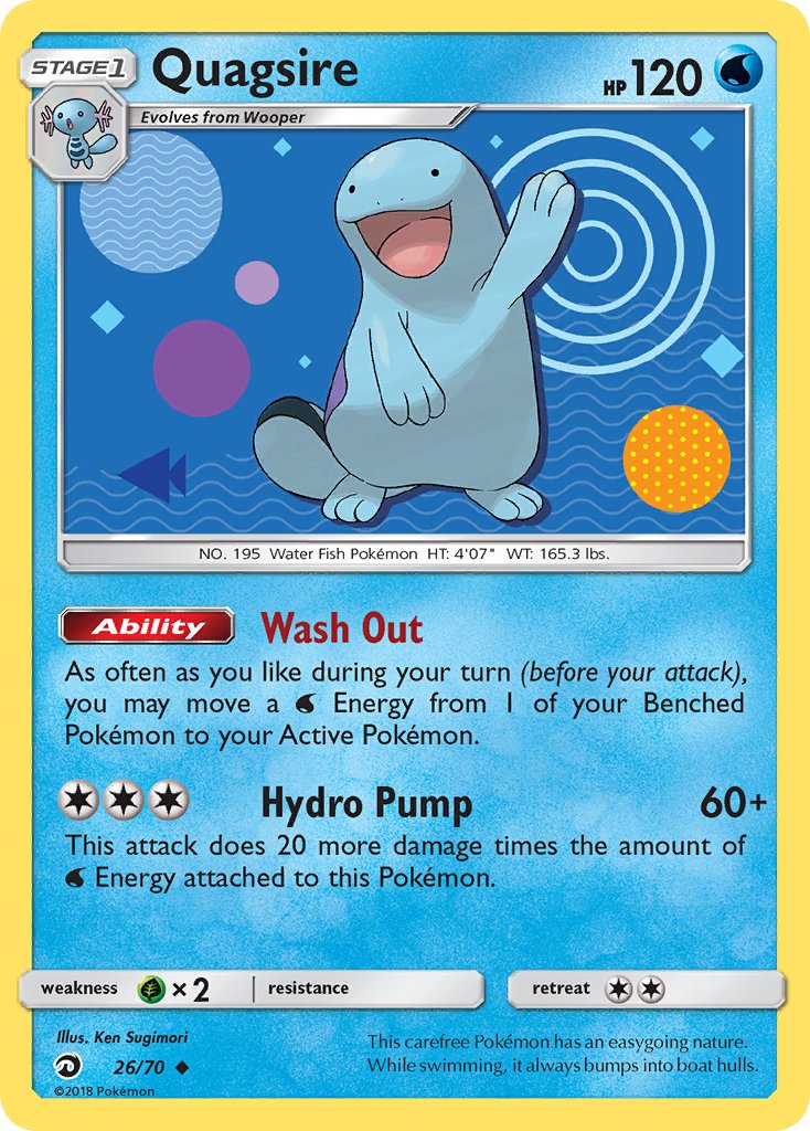 Quagsire - 26/70 (DRM) Uncommon - Near Mint