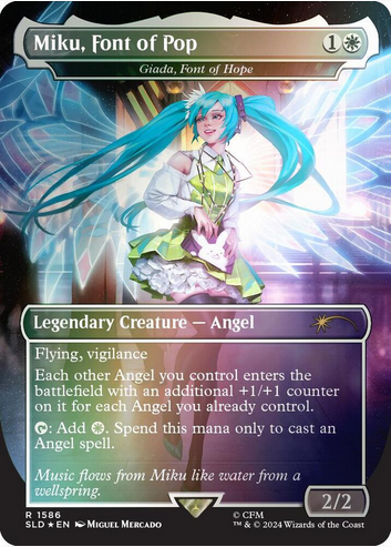 Miku, Font of Pop [#1586 Rainbow Foil] (SLD-R]