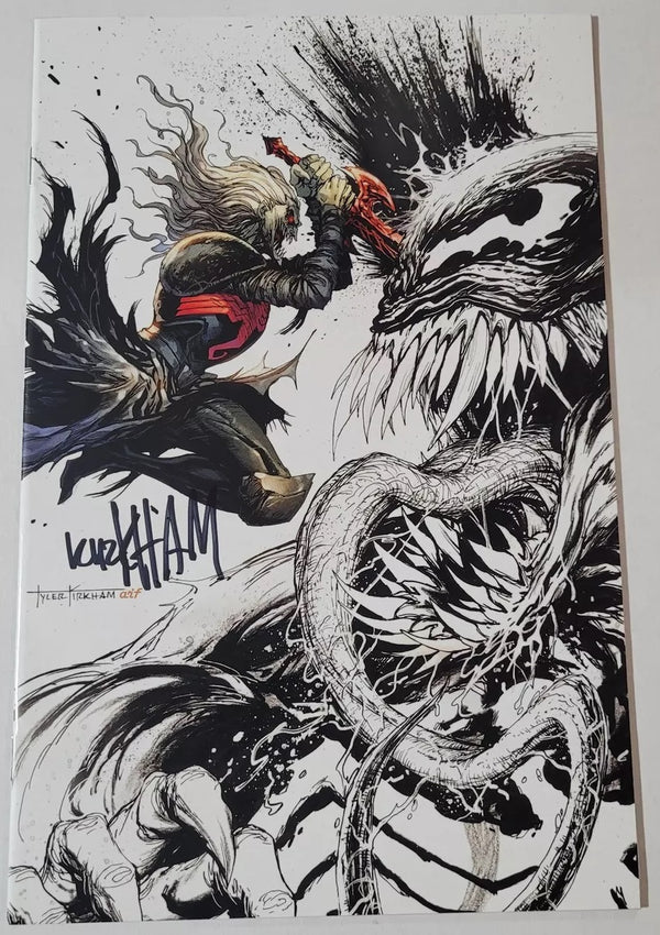 VENOM #28 Secret Color Splash Virgin Variant w/ Tyler Kirkham Signature