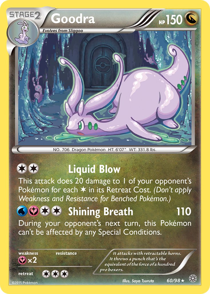 Goodra - 060/098 (AOR) Holo Rare - Near Mint Holofoil