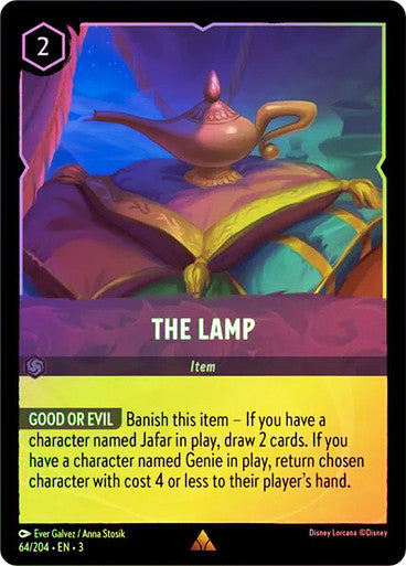 The Lamp (Into the Inklands 064/204) Rare - Near Mint Cold Foil