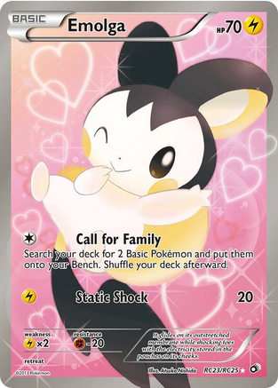 Emolga (RC23/RC25) Full Art- Heavy Play