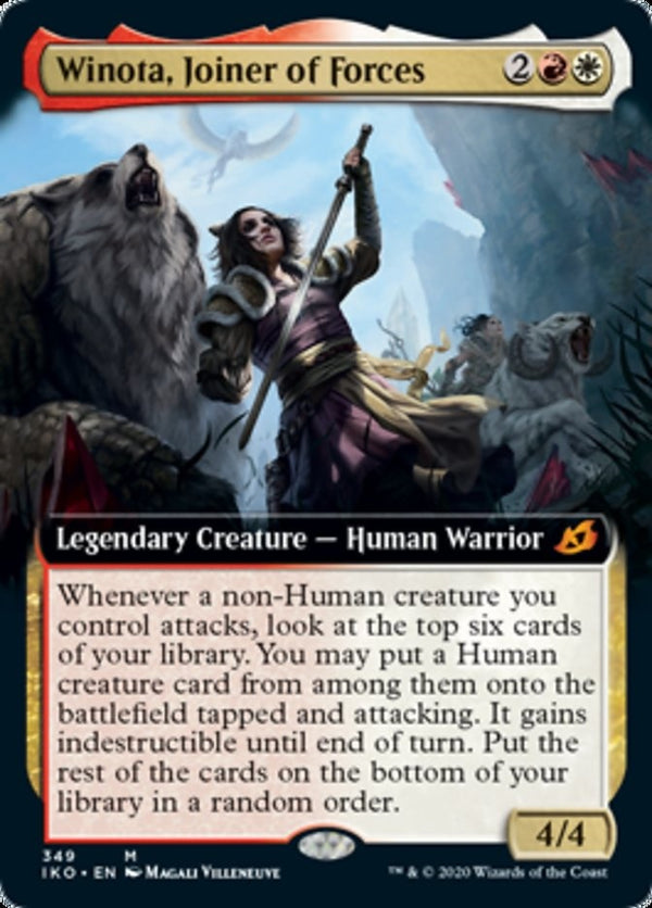 Winota, Joiner of Forces [#349 Extended Art] (IKO-M)