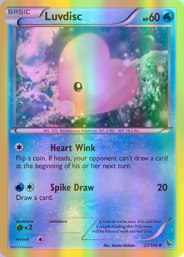 Luvdisc - 027/106 (FLF) Uncommon - Near Mint Reverse Holofoil