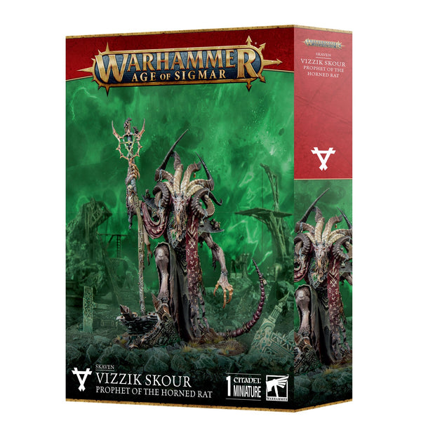 Age of Sigmar: Skaven - Vizzik Skour Prophet of the Horned Rat