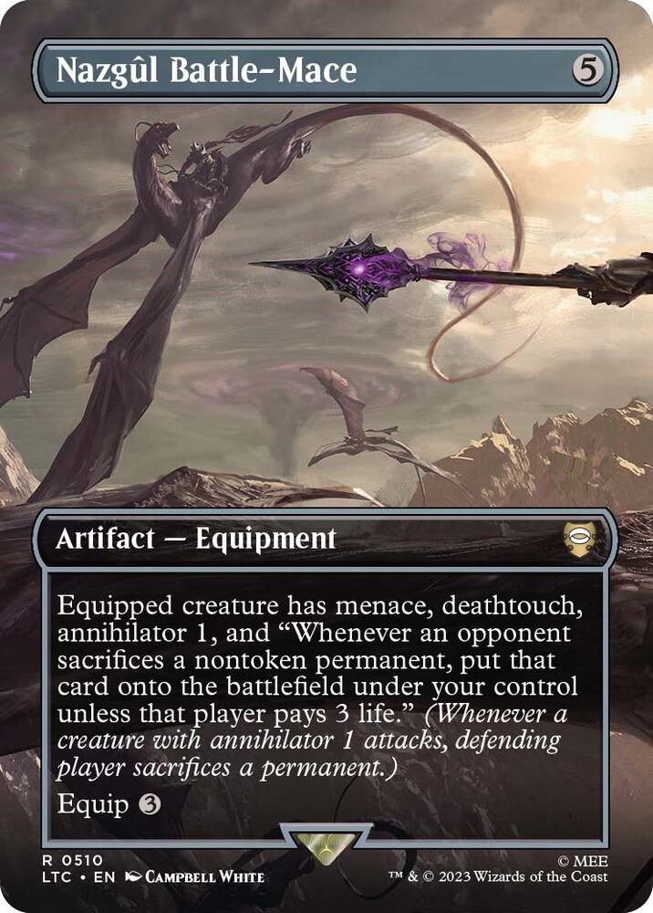 Nazgul Battle-Mace [#0510 Holiday Scene Boxes] (LTC-R-FOIL) Light Play