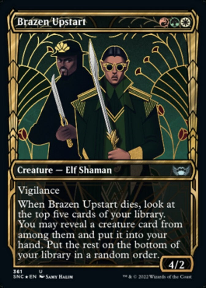 Brazen Upstart [ #361 Gilded Foil ] (SNC-U)