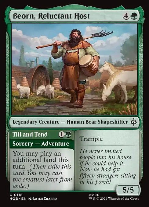 Beorn, Reluctant Host // Till and Tend [ #0118 ] (HOB-C)