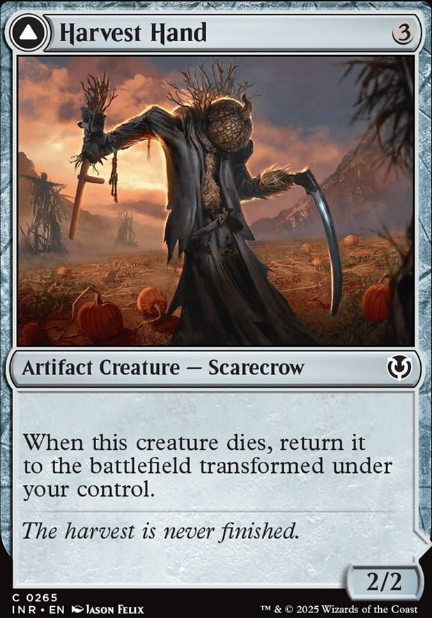 Harvest Hand // Scrounged Scythe [ #0265 ] (INR-C-FOIL)