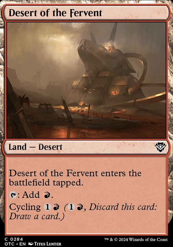 Desert of the Fervent [#0284] (OTC-C)