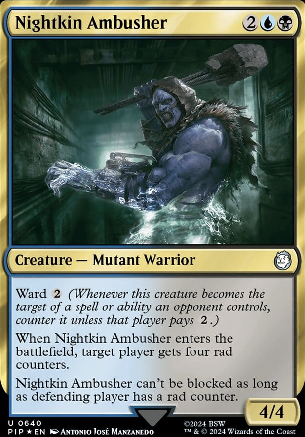 Nightkin Ambusher [#0640 Surge Foil] (PIP-U)