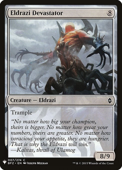 Eldrazi Devastator [Mystery Booster #0005] (BFZ-C)