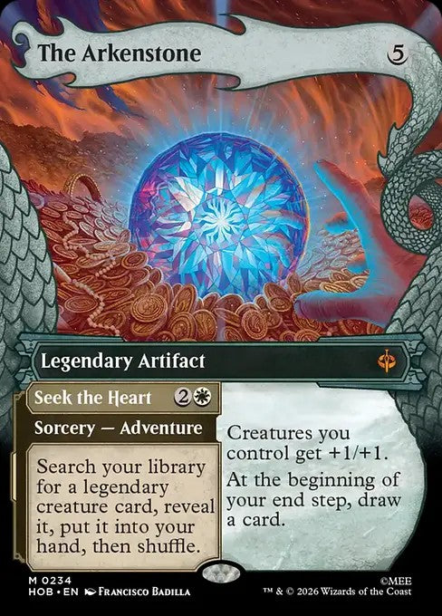 The Arkenstone // Seek the Heart [ #0234 Showcase Dragon Hoard Frame ] (HOB-M)