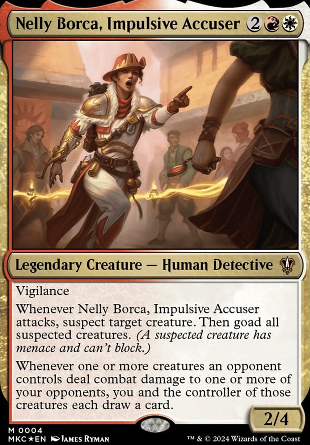 Nelly Borca, Impulsive Accuser [