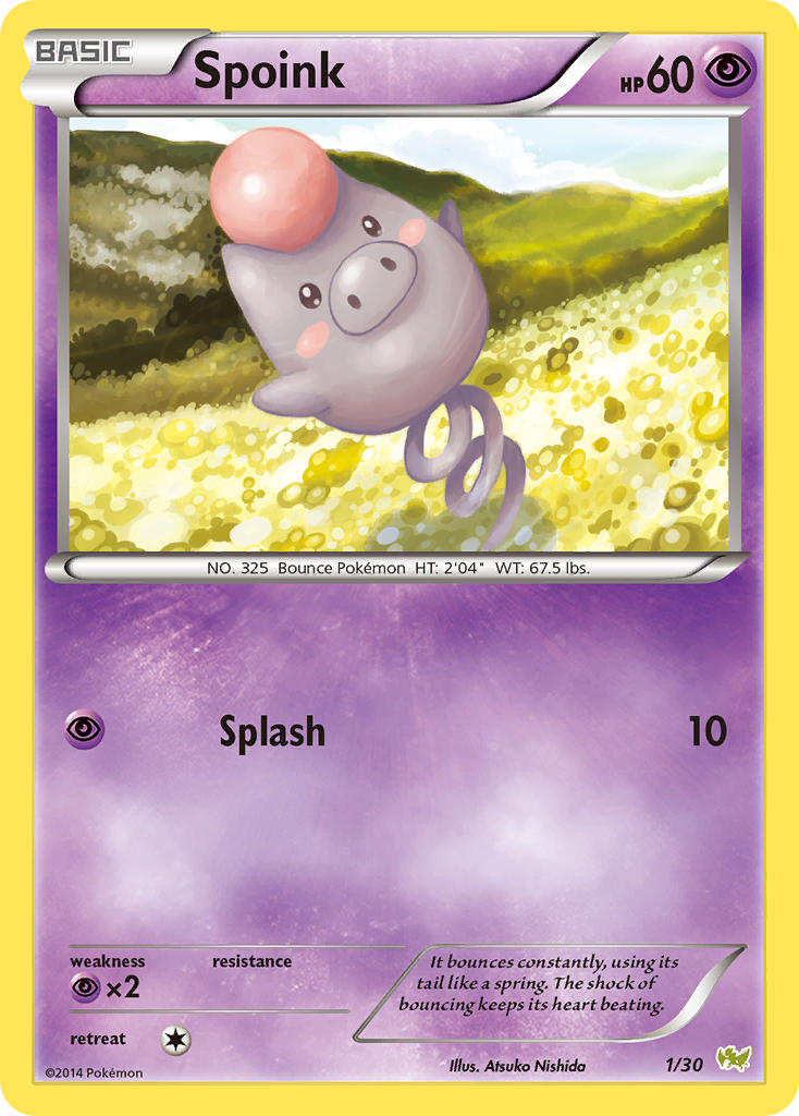 Spoink - 01/30 (TK6N) Common - Near Mint