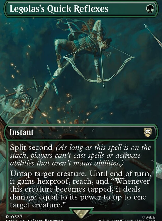 Legolas's Quick Reflexes [#0537 Holiday Collector Boosters] (LTC-R)