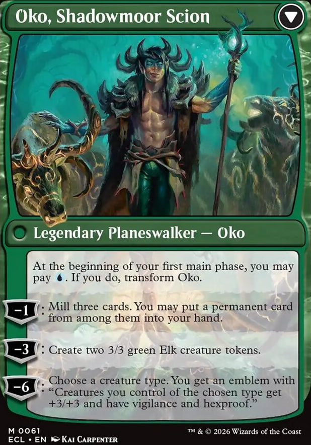 Oko, Lorwyn Liege // Oko, Shadowmoor Scion [ #0061 ] (ECL-M)