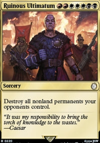 Ruinous Ultimatum [