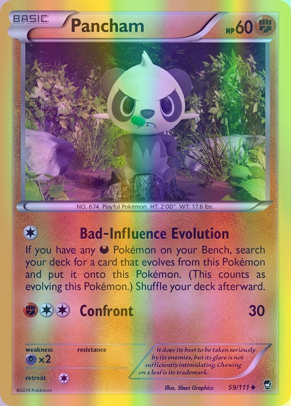 Pancham - 059/111 (FFI) Uncommon - Near Mint Reverse Holofoil