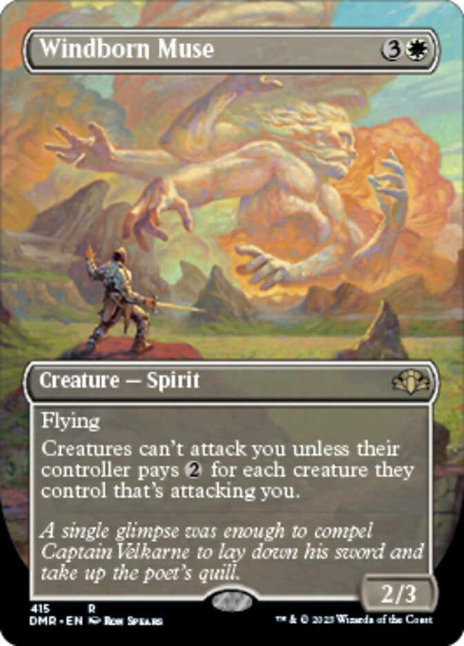 Windborn Muse [#415 Alternate Art Borderless] (DMR-R)