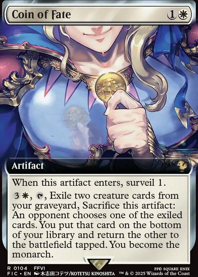 Coin of Fate [ #0104 Extended Art ] (FIC-R)