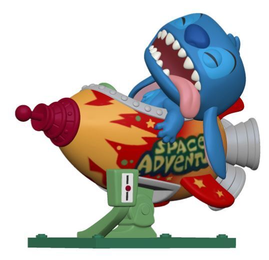 POP Figure Rides: Disney Lilo & Stitch #0102 - Stitch on Rocket