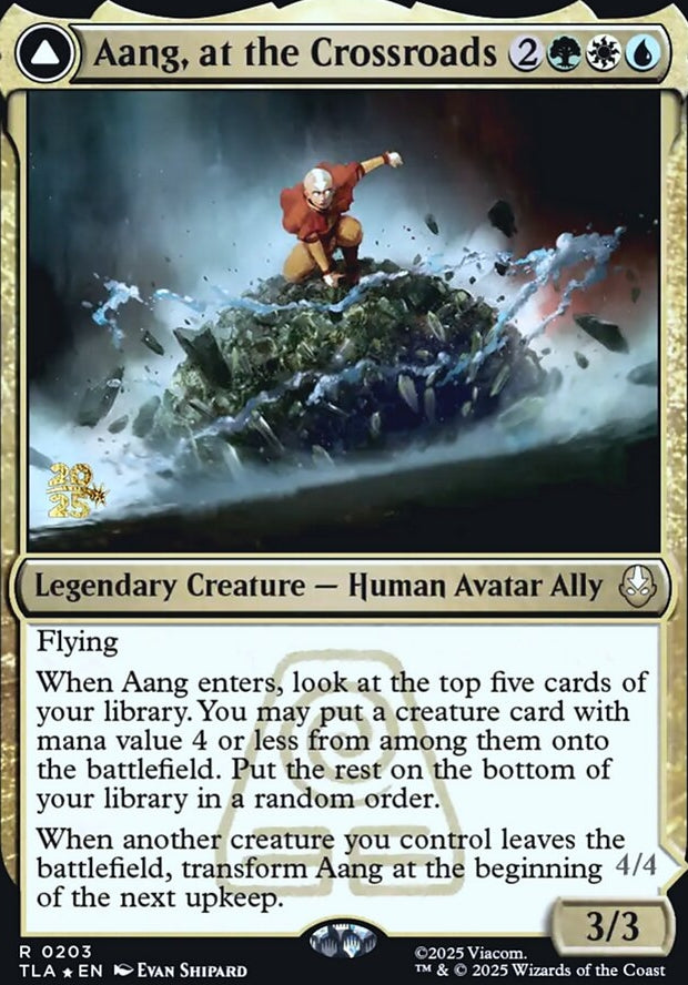 Aang, at the Crossroads // Aang, Destined Savior [ #0203 ] (TLA-R)