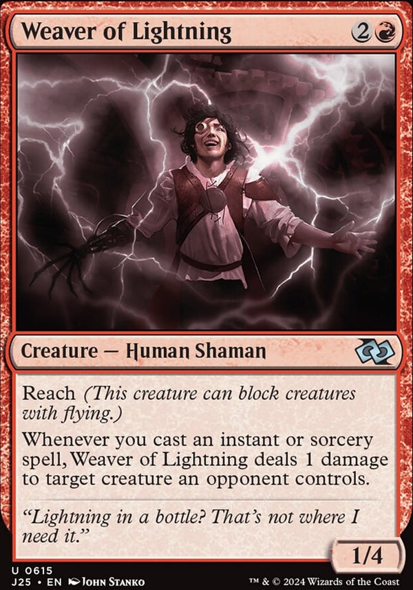 Weaver of Lightning [#0615] (J25-U)