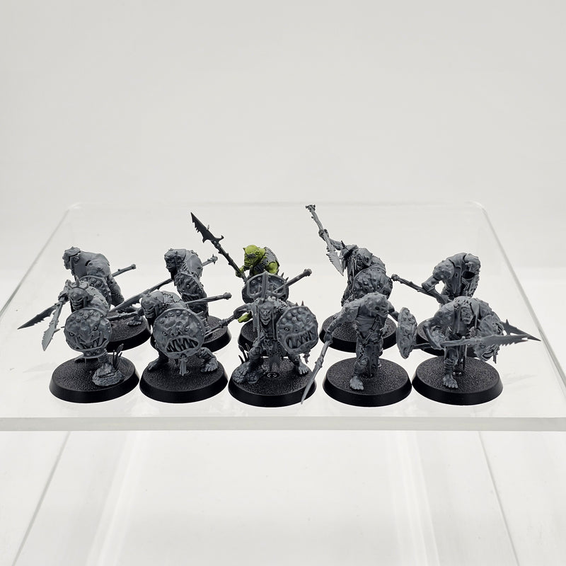 Age of Sigmar: Orruk Warclans - Kruleboyz: Gutrippaz Squad with Gutrippa Boss (USED) [LOT