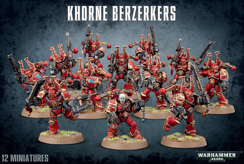 40K: Heretic Astartes: Chaos Space Marine - Khorne Berzerkers (OOP)