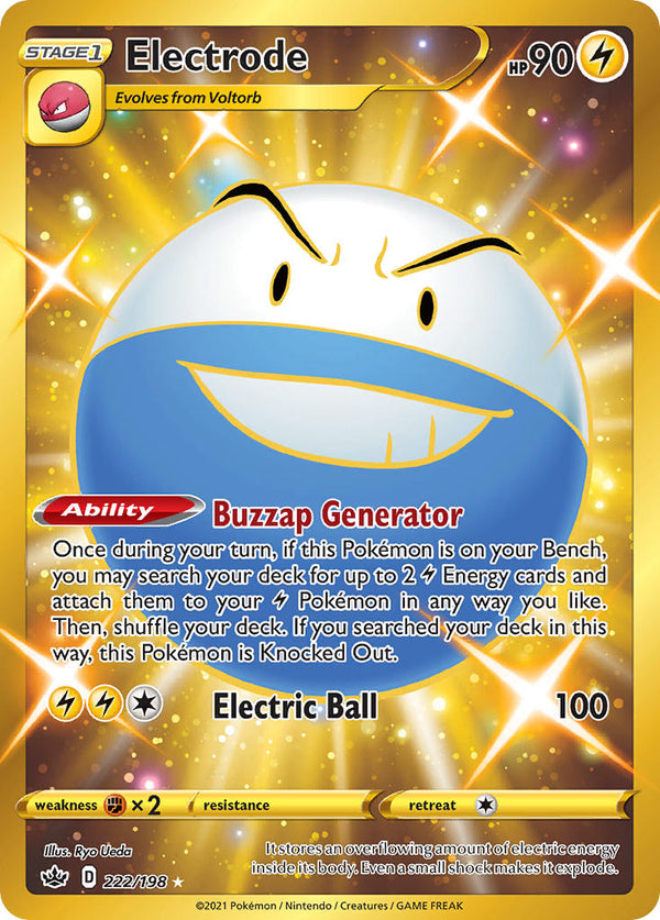 Electrode - 222/198 (SWSH06) Secret Rare - Near Mint Holofoil