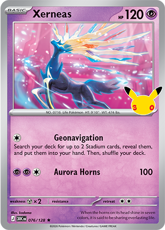 Xerneas - 076/128 (30C) Rare