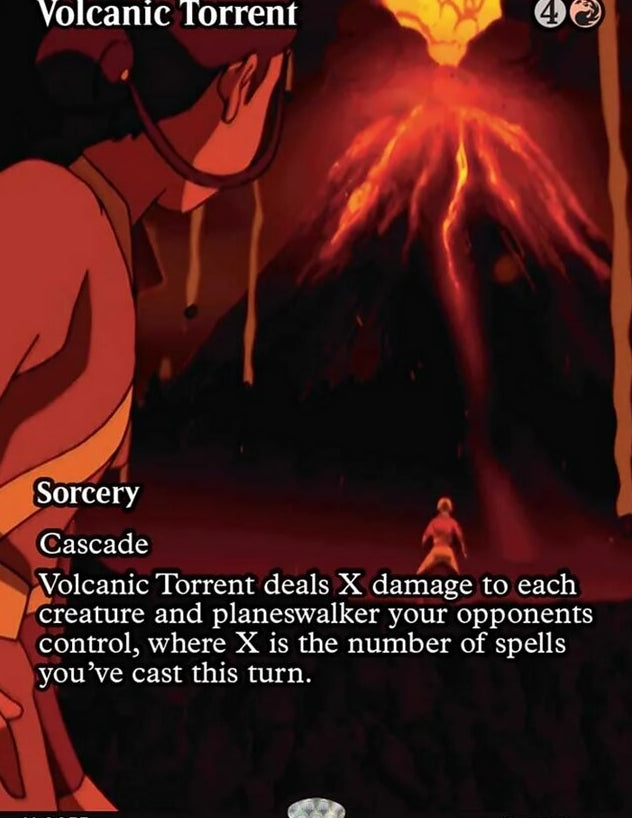 Volcanic Torrent [ #0037 Borderless ] (TLE-M)