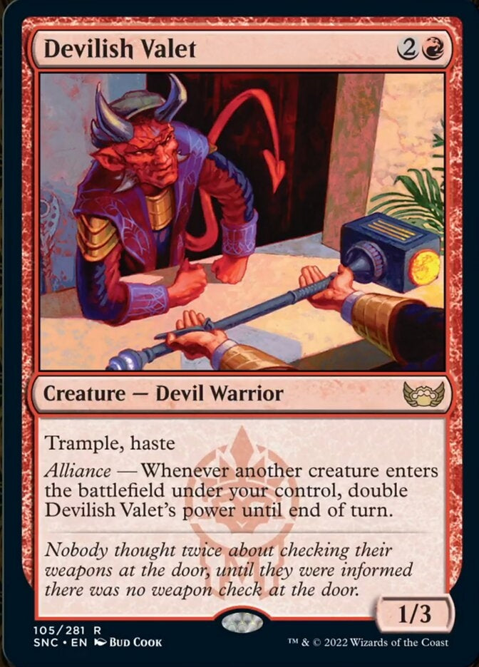 Devilish Valet [ #105/281 ] (SNC-R)