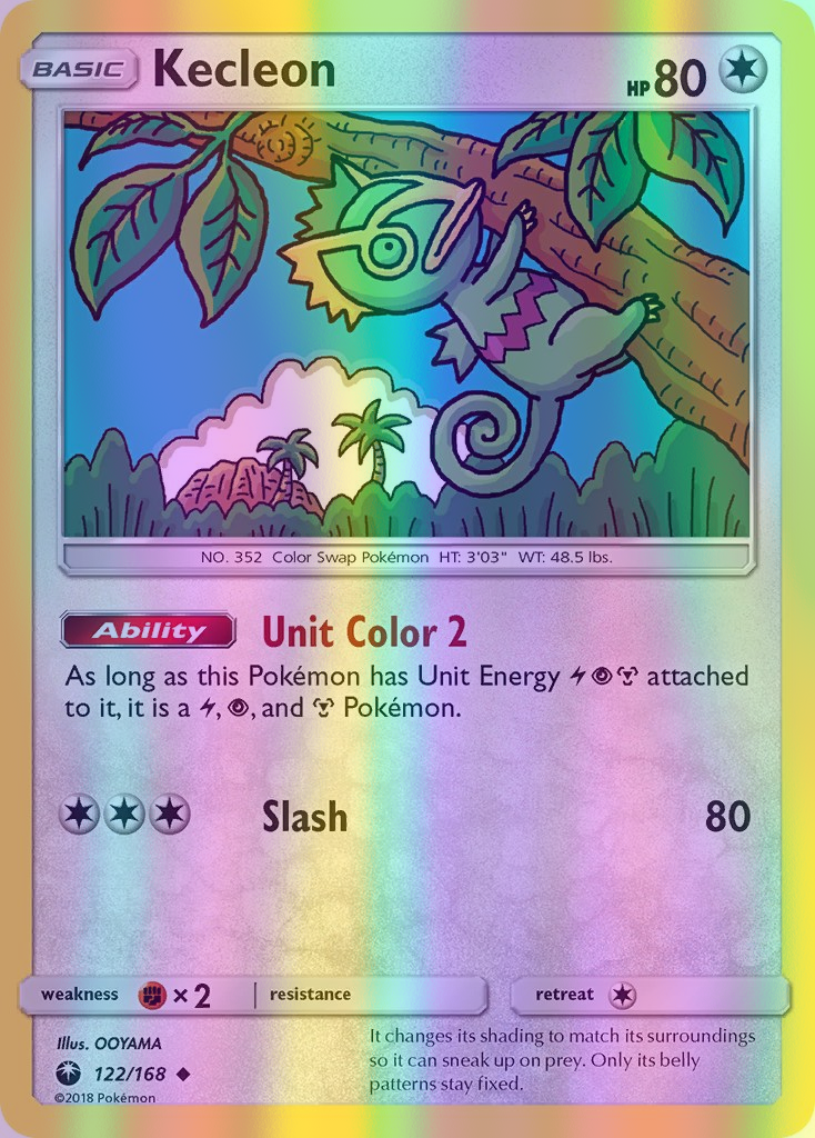Kecleon - 122/168 (CES) Uncommon - Near Mint Reverse Holofoil