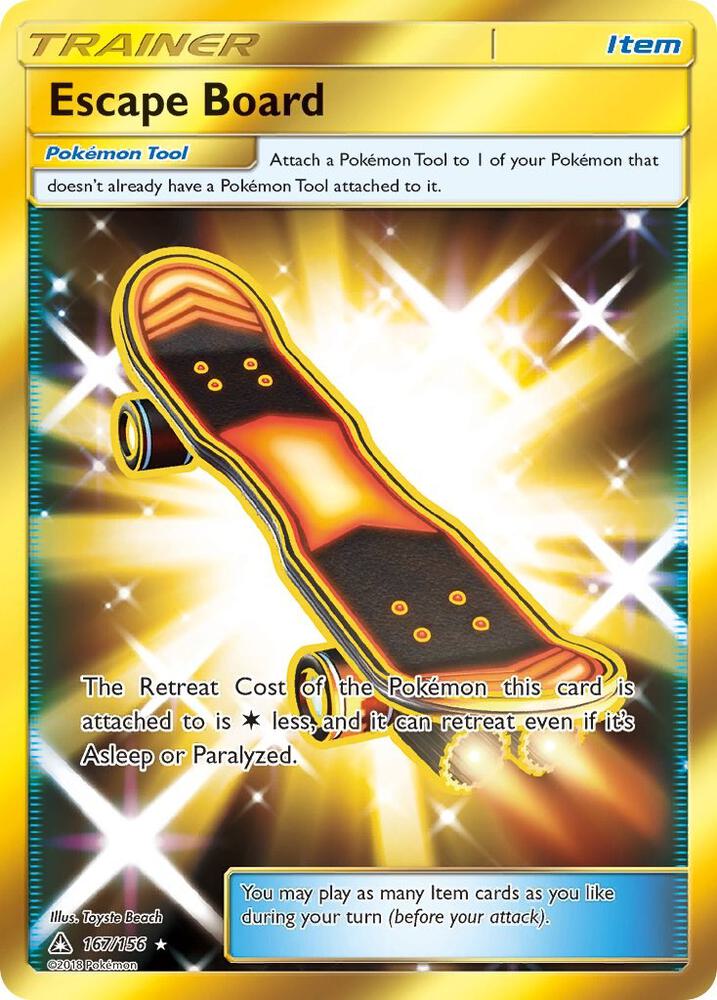 Escape Board - 167/156 (UPR) Secret Rare - Light Play