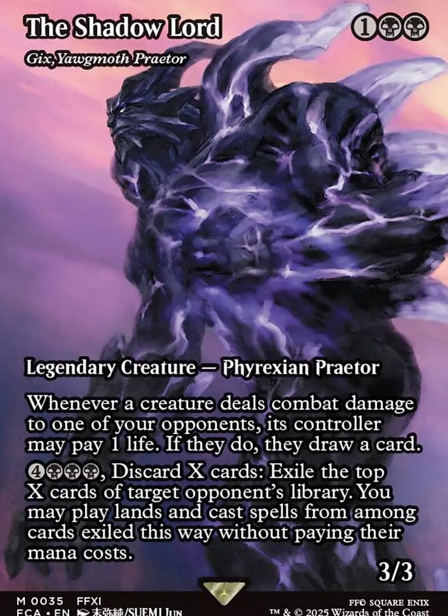 The Shadow Lord - Gix, Yawgmoth Praetor [ #0035 Showcase ] (FCA-R)