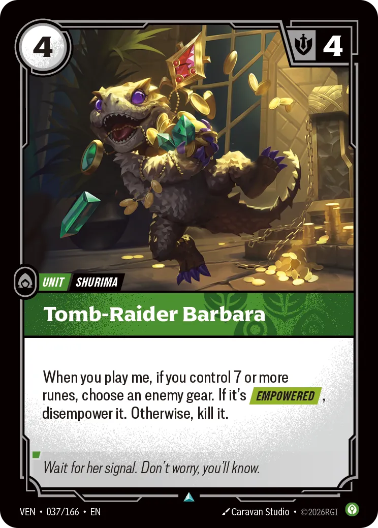 Tomb-Raider Barbara - 037/166 (VEN) Uncommon
