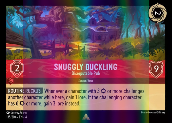 Snuggly Duckling - Disreputable Pub (Ursula's Return 135/204) Rare - Near Mint Cold Foil