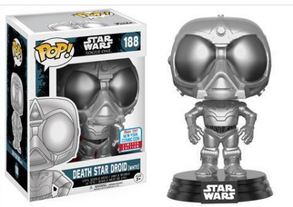 POP Figure: Star Wars #0188 - Death Star Droid [White] (Funko 2017 Fall Convention EX)