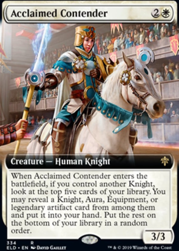 Acclaimed Contender [#334 Extended Art] (ELD-R)