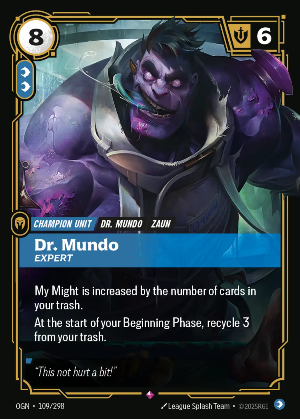 Dr. Mundo - Expert - 109/298 (OGN) Rare