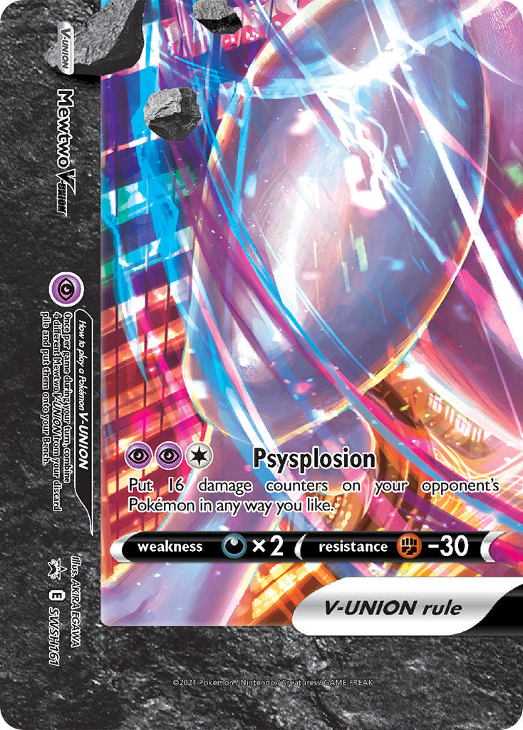 Mewtwo V-UNION - SWSH161 (SWSH:PR) Promo - Near Mint Holofoil