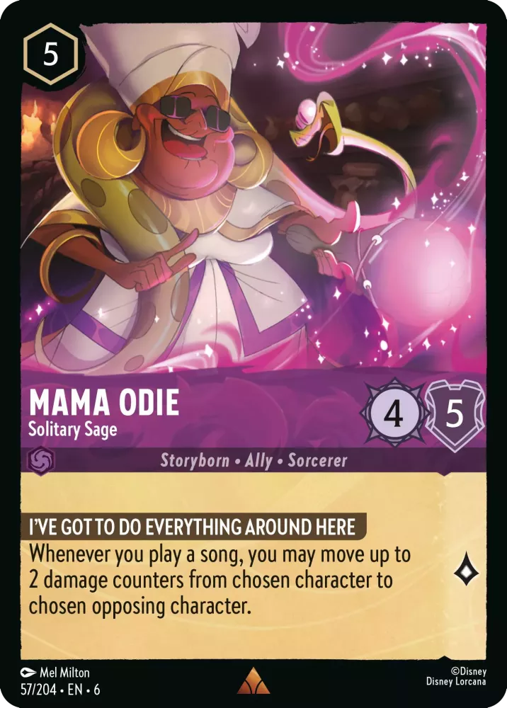 Mama Odie - Solitary Sage (Azurite Sea 057/204) Rare - Near Mint
