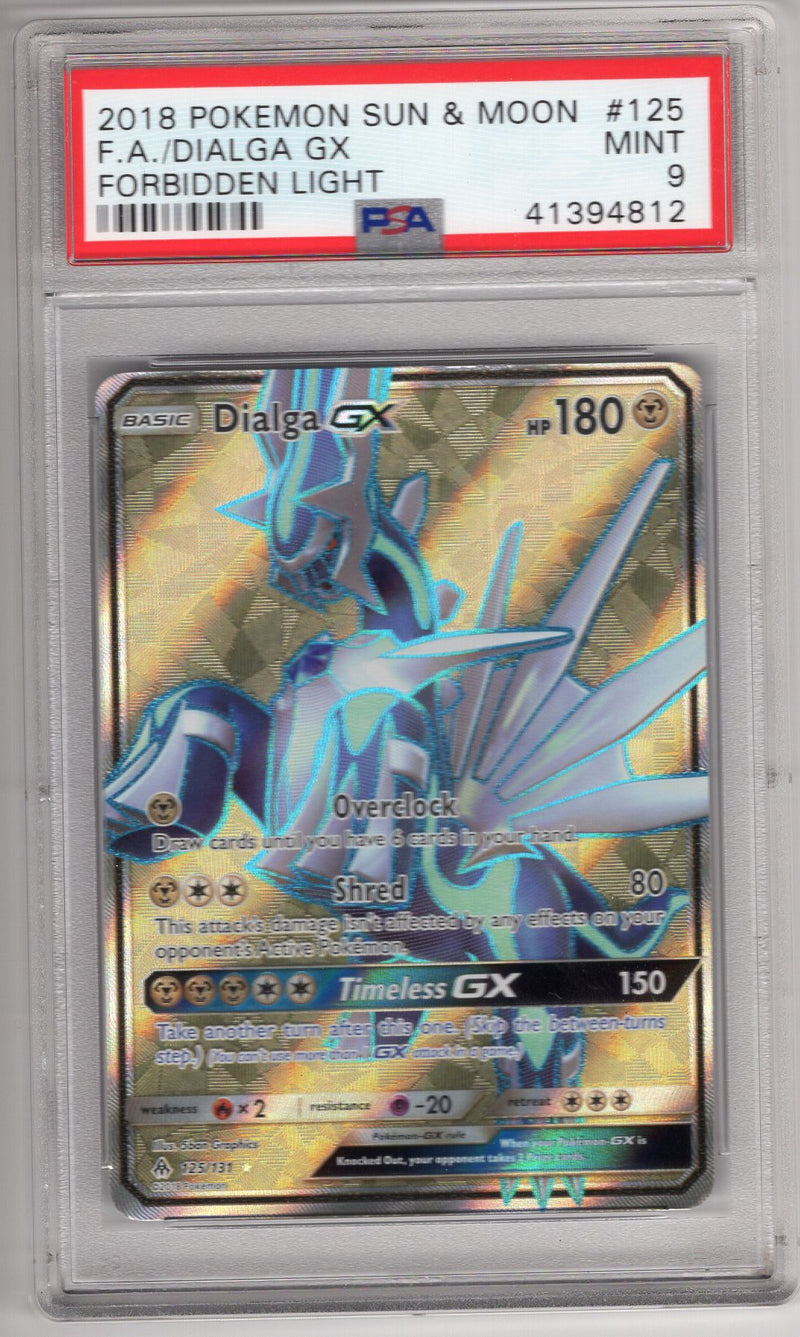 Dialga GX (125/131) Full Art (Graded - PSA 9)