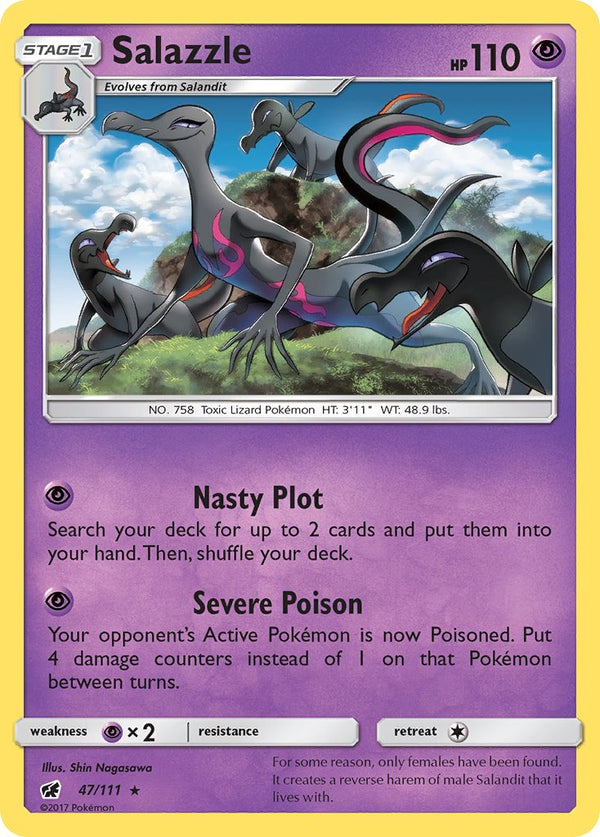 Salazzle - 047/111 (CIN) Holo Rare - Near Mint Holofoil